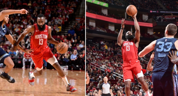 James Harden, Rockets'ı taşıdı