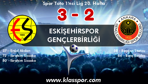 Eskişehirspor 3 - Gençlerbirliği 2