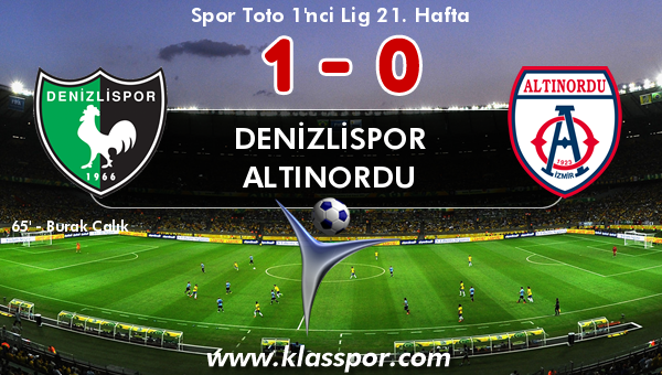 Denizlispor 1 - Altınordu 0