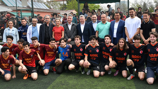 Ankaragücü, Atatürk Lisesi'ndeki söyleşiye katıldı