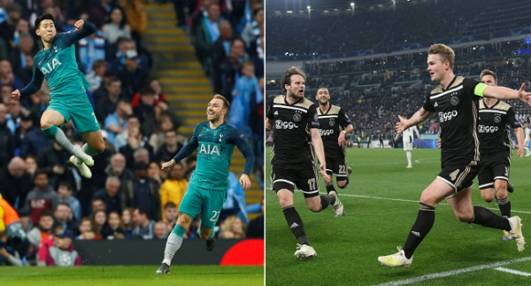 Tottenham 57, Ajax 22 yıl sonra yarı finalde