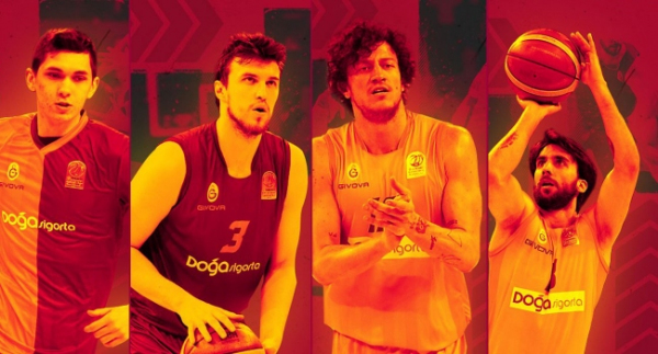 Galatasaray'da 4 basketbolcu takımda kaldı
