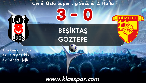 Beşiktaş 3 - Göztepe 0