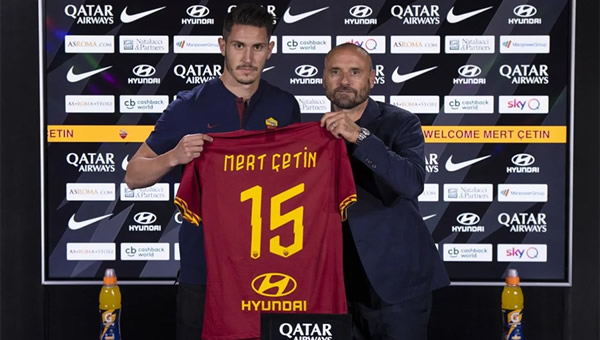 Mert Çetin resmen Roma'da