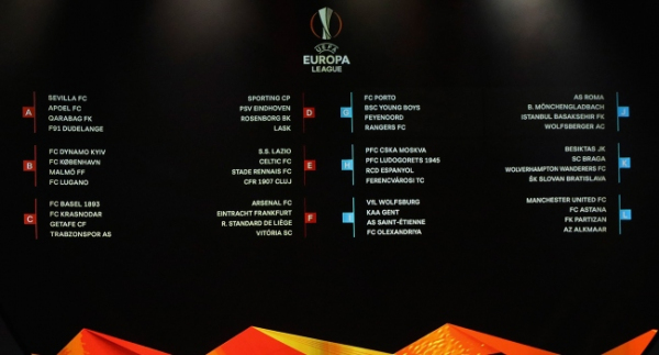 UEFA Avrupa Ligi'nde fikstür belli oldu