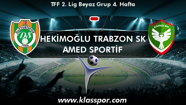 Hekimoğlu Trabzon SK  - Amed Sportif 