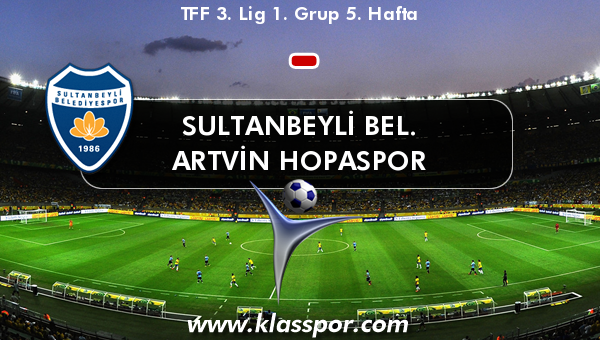 Sultanbeyli Bel.  - Artvin Hopaspor 