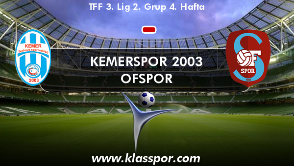 Kemerspor 2003  - Ofspor 