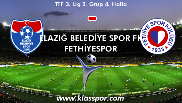 ELAZIĞ BELEDİYE SPOR FK  - Fethiyespor 