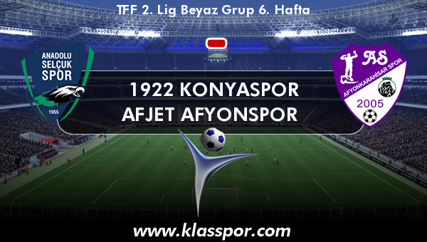 1922 Konyaspor  - Afjet Afyonspor  