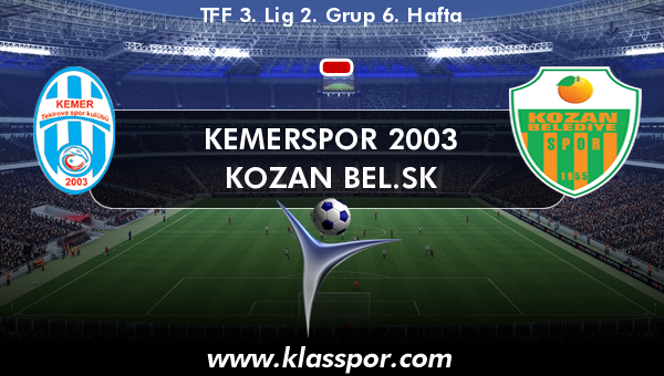 Kemerspor 2003  - Kozan Bel.SK 