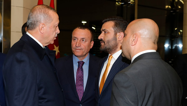 Ankaragücü yönetimi Cumhurbaşkanı Erdoğan ve Süleyman Soylu'yi ziyaret etti...