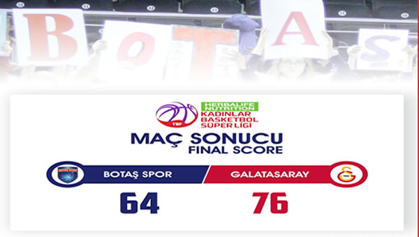 Botaş 64 - 76 Galatasaray