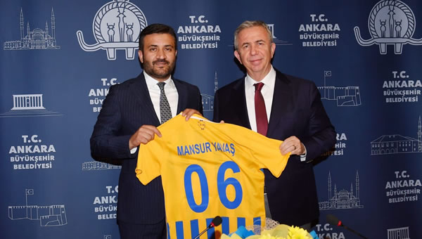 Ankaragücü'nden Mansur Yavaş'a ziyaret