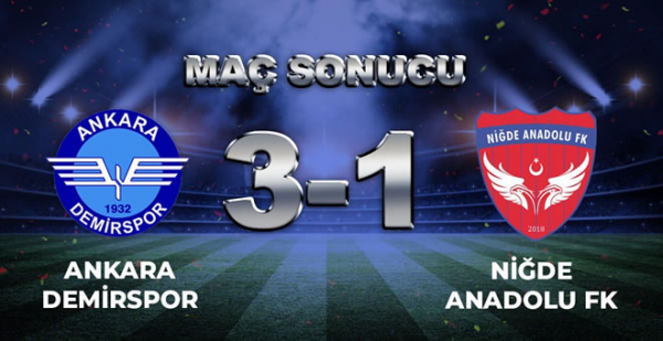 Ankara Demirspor yeniden lider