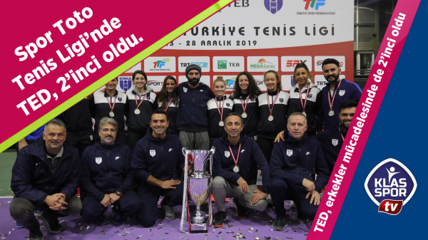 Tenis Ligi'nde TED, 2'inci oldu