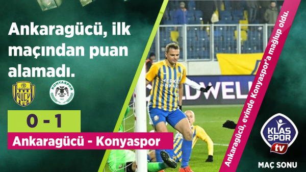 Ankaragücü 0 - 1 Konyaspor