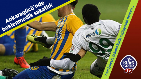 Ankaragücü'nde kritik sakatlık