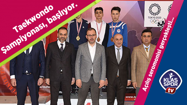 Taekwondo Şampiyonası Açılış Seremonisi yapıldı