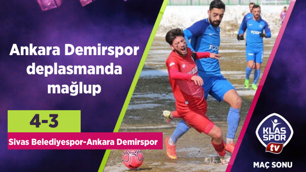 Ankara Demirspor deplasmanda mağlup