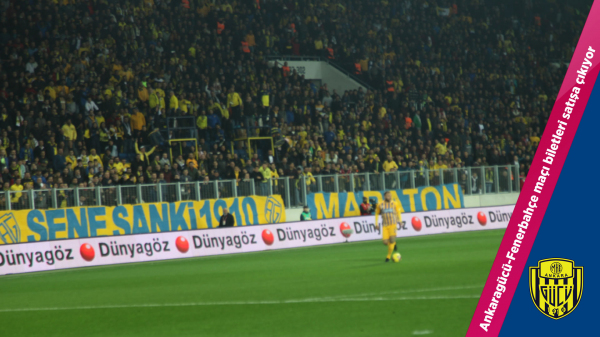 Ankaragücü-Fenerbahçe maçı biletleri satışa çıkıyor