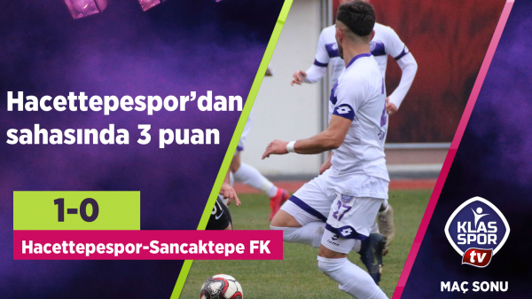 Hacettepespor'dan sahasında 3 puan