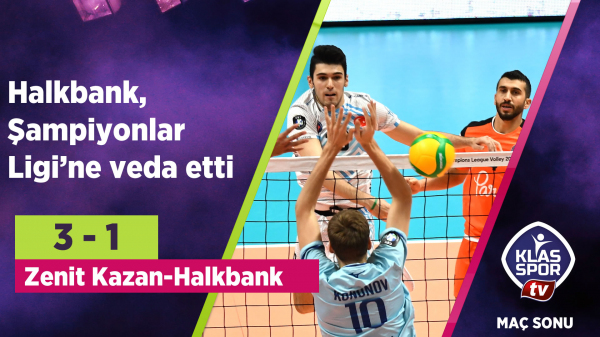 Halkbank, Şampiyonlar Ligi’ne veda etti