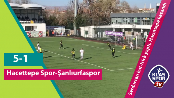 Serdarcan hat-trick yaptı, Hacettepe kazandı