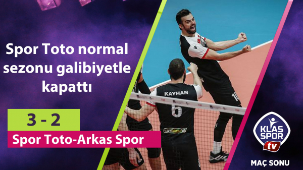 Spor Toto normal sezonu galibiyetle kapattı