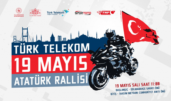 Türkiye Motosiklet Federasyonu'ndan "19 Mayıs" Rallisi