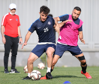 Osmanlıspor, hazırlıklarını çift antrenmanla sürdürdü