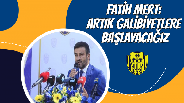 Fatih Mert: Artık galibiyetlere başlayacağız