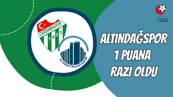 Altındağspor 1 puana razı oldu