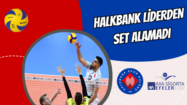 Halkbank liderden set alamadı