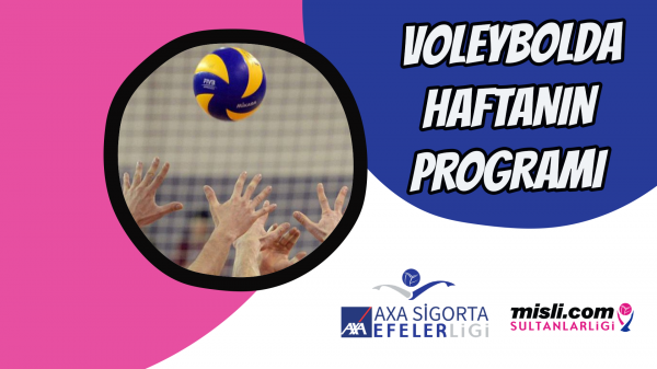 Voleybolda haftanın programı