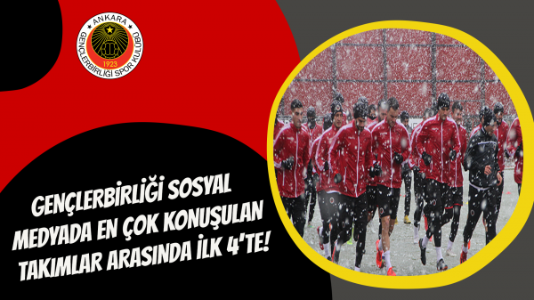 Gençlerbirliği sosyal medyada en çok konuşulan takımlar arasında ilk 4’te!