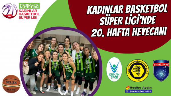 Kadınlar Basketbol Süper Ligi'nde 20. Hafta heyecanı