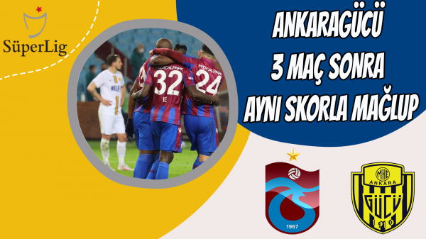 Ankaragücü 3 maç sonra aynı skorla mağlup