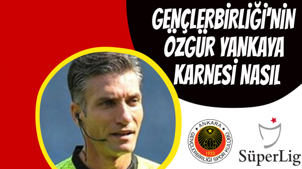 Gençlerbirliği'nin Özgür Yankaya karnesi nasıl