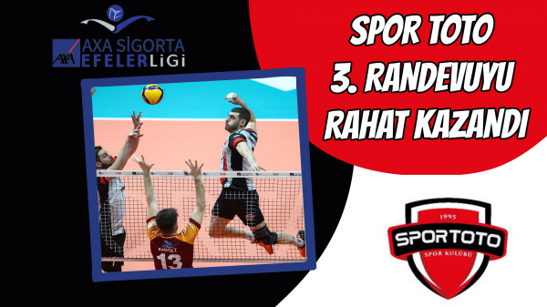 Spor Toto 3. Randevuyu rahat kazandı