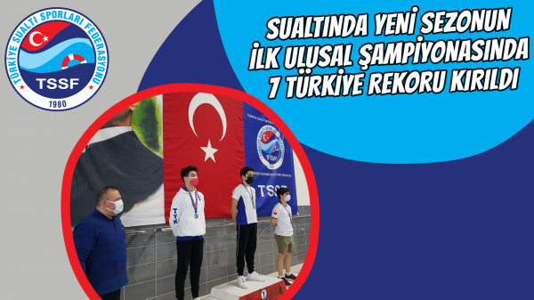 Sualtında Yeni Sezonun İlk Ulusal Şampiyonasında 7 Türkiye Rekoru Kırıldı