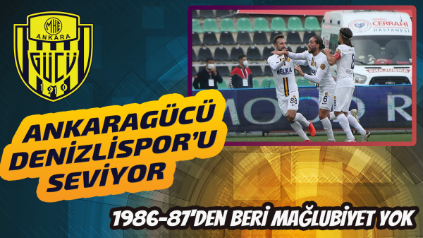  Ankaragücü, 1986-87'den beri mağlup olmuyor