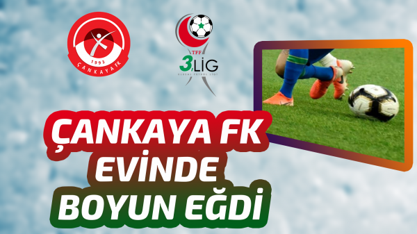 Çankaya FK evinde boyun eğdi