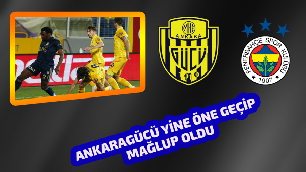 Ankaragücü cepten yemeye devam ediyor