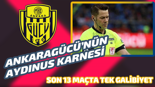 Ankaragücü'nün Fırat Aydınus ile yüzü gülmüyor