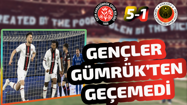 Gençlerbirliği Gümrük’ten geçemedi