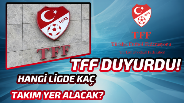 TFF profesyonel ligleri tescil etti !