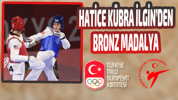 Tekvandoda bir madalya da Hatice Kübra'dan