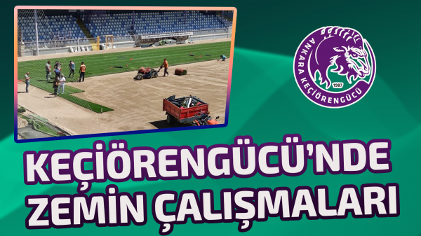 Keçiörengücü’nde zemin çalışmaları