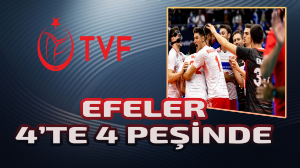 Efeler 4’te 4 peşinde 